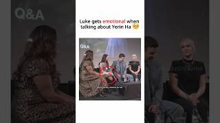 Luke gets emotional when talking about Yerin Ha #LukeThompson #Shorts