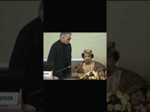 مواقف تاريخية للعقيد معمر القذافي معمر القذافي
