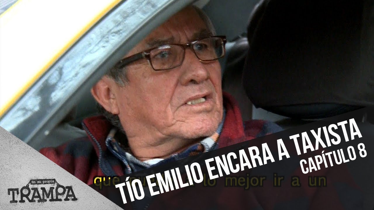 Emilio encara a violento taxista  | En su Propia Trampa | Temporada 2017