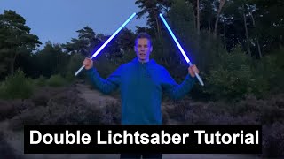 Doppel Lichtschwert Tricks Lernen - Double Lightsaber Tutorial Deutsch