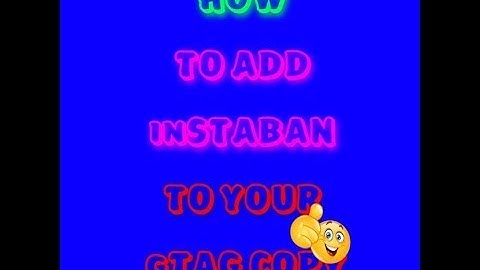 How to add instaban into your gorilla tag copy!
