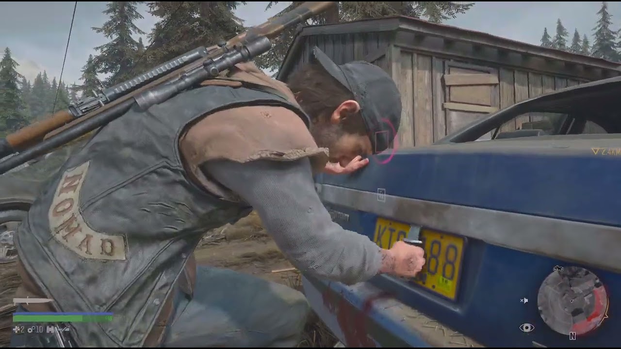 Vist Sarah's memorial stone(P1)زيارة الحجر التذكاري لسارة(ج١) #daysgone #اكسبلور #بلايستيشن #gaming 