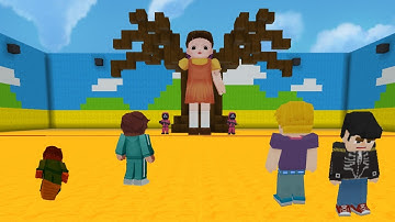 New SQUID GAME in Blockman Go New Update! (Red light Green light )