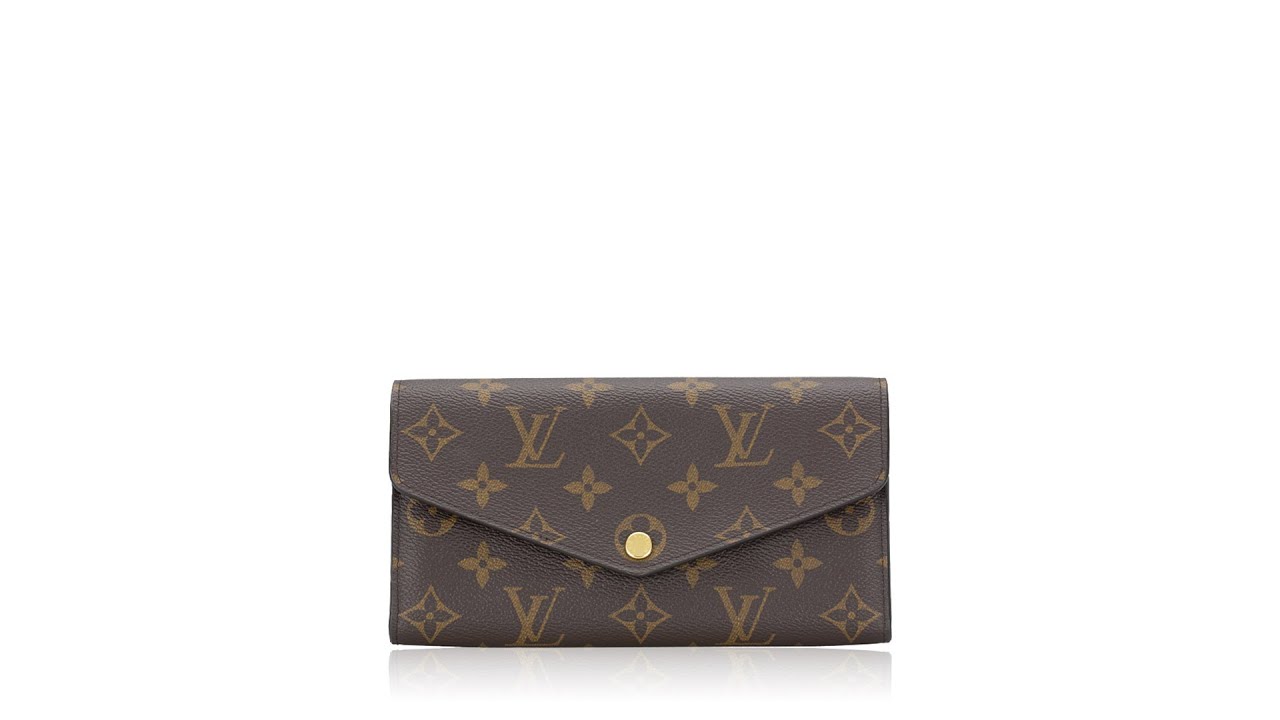 LOUIS VUITTON Monogram Sarah Wallet NM Fuchsia SD2119