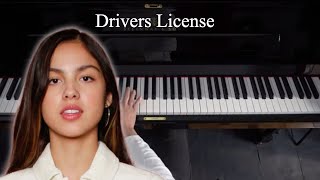 How to play Drivers License on Piano