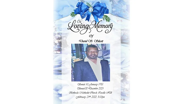 In Loving Memory of David S. Silcott