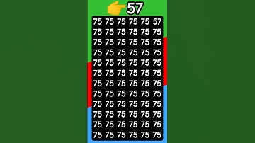 find the number - 57 #test  #the  #eays #puzzle #viral #video #shortsviral #video #eays #test #quiz