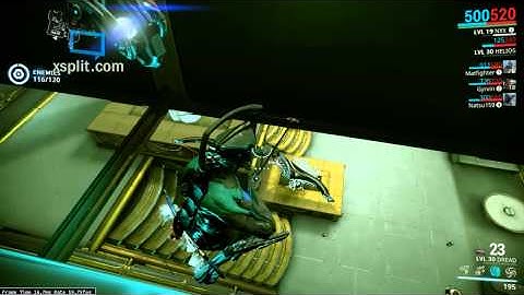 Falling out of the terrain (map) in the void Bug (Warframe)