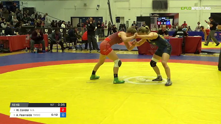 Women's Freestyle 53 3rd Place - Whitney Conder (U...