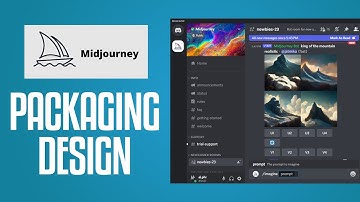 How To Use Midjourney For Branding / Logo Design Or Packaging Design - EASY Tutorial