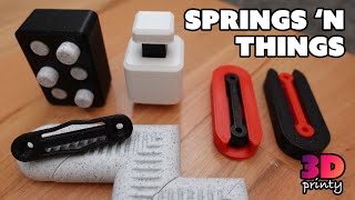 3D Printed Springs 'n Things