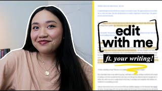 editing YOUR stories! // open workshop // edit with me