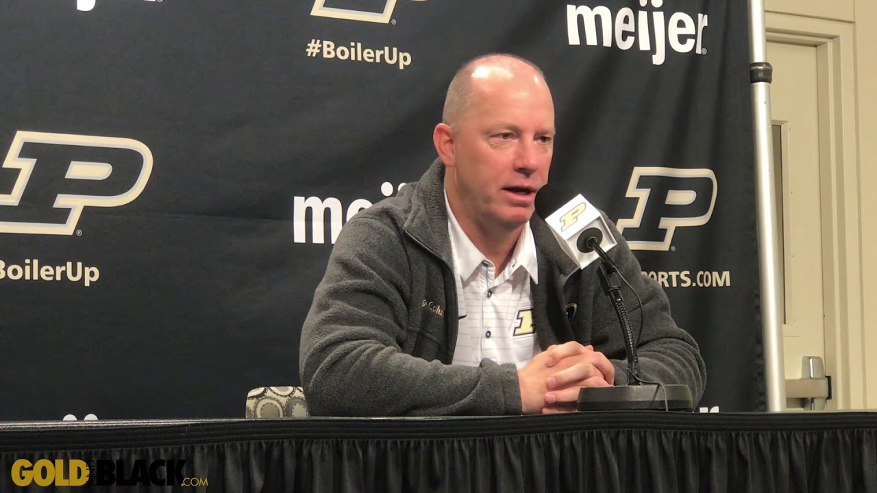 Pre-Nebraska: Purdue coach Jeff Brohm's press conference - YouTube