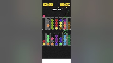 Ball sort puzzle level 745 #ballsortpuzzle