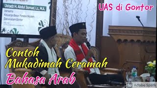 Contoh Pembukaan Pidato | Mukadimah Ceramah Bahasa Arab | Ustadz H. Abdul Somad Lc. MA Di Gontor