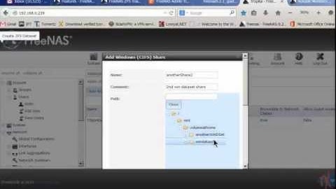 How easy it is to create Windows Network Share FreeNas