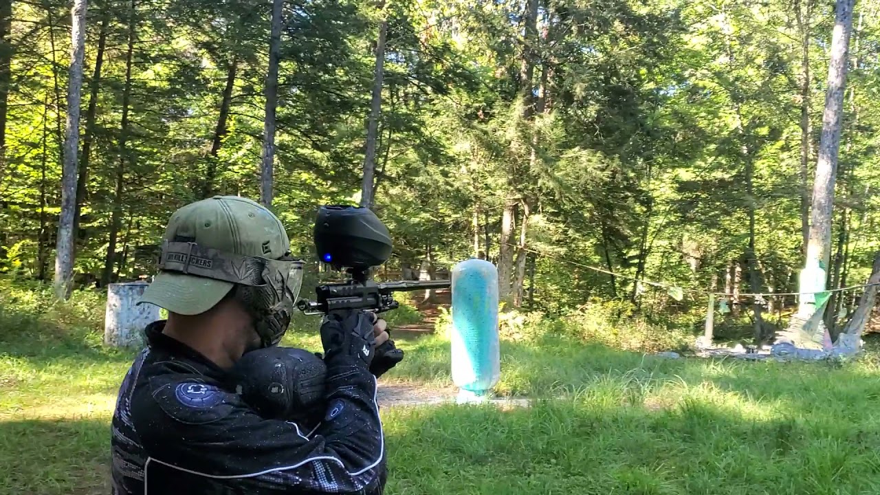 Autococker Shooting Video. Angry Cocker #18/30 Angry Paintball Dye Shocktech Custom Paintball Gun