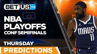 NBA Playoff Picks for TODAY [May 9th] | Conference Semifinals Expert Predictions & Best Betting Odds