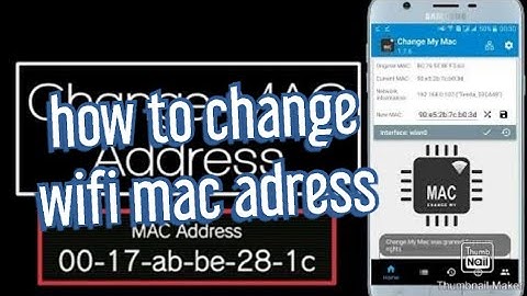 How to change Mac Address in Android //very easy