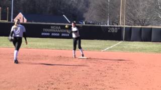 At Practice: Army Softball