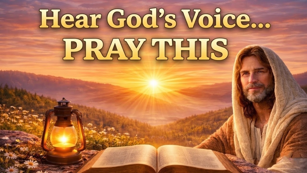 Dear God, I don't want to miss the words You speak today | Today's Prayer for God's Guidance