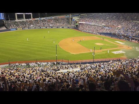 [4K] 9회초 스타트! 문보경의 선두타자 2루타!!! [2023.07.29 (VS 두산 9차전) 9회초 문보경 타석 직캠]
