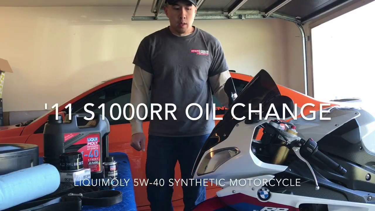 How To BMW S1000RR Oil Change YouTube