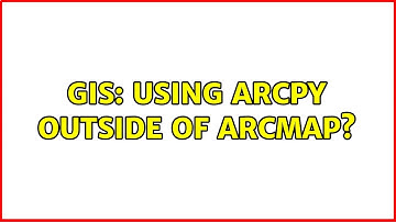 GIS: Using ArcPy outside of ArcMap?