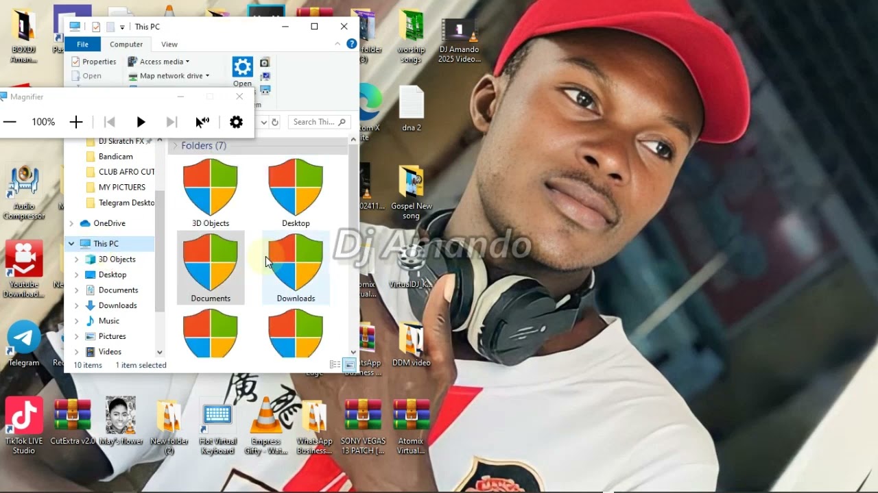 How to find your virtual DJ folder lost on document