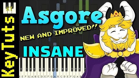 NEW AND IMPROVED Asgore from Undertale - Insane Mode [Piano Tutorial] (Synthesia)