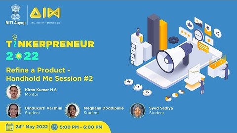 ATL Tinkerpreneur 2022 | Refine a Product