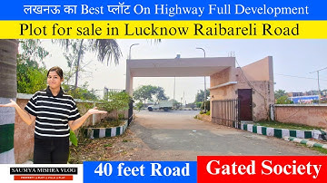 Affordable residential plots Lucknow Raebareli Road || Residential land Lucknow