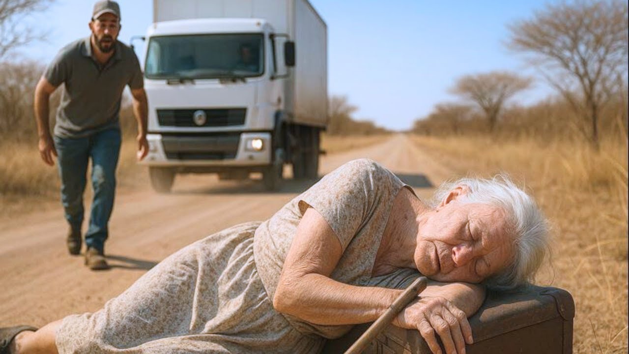 CAMINHONEIRO ACHOU UMA IDOSA CEGA ABANDONADA ESTRADA E DESCOBRIU QUE OS FILHOS DELA...