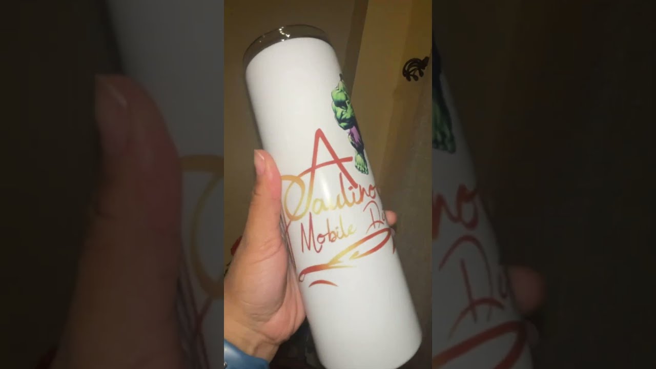 Glow in the Dark Hulk Tumbler 😱 | Epic Sublimation DIY with MakerFlo