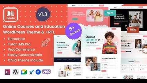 Edufu   Online Courses & Education WordPress Theme Demo Data Import Process