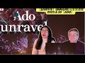 【LIVE映像】unravel 日本武道館 2023.8.30【Ado】| 🇩🇰REACTION