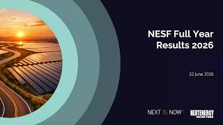 NextEnergy Solar Fund Full Year Results Presentation