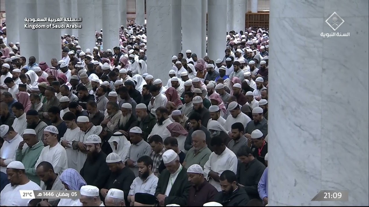 صلاة التراويح للشيخ خالد المهنا ليلة 6 رمضان 1446هـ - الثلاث التسليمات الأولى