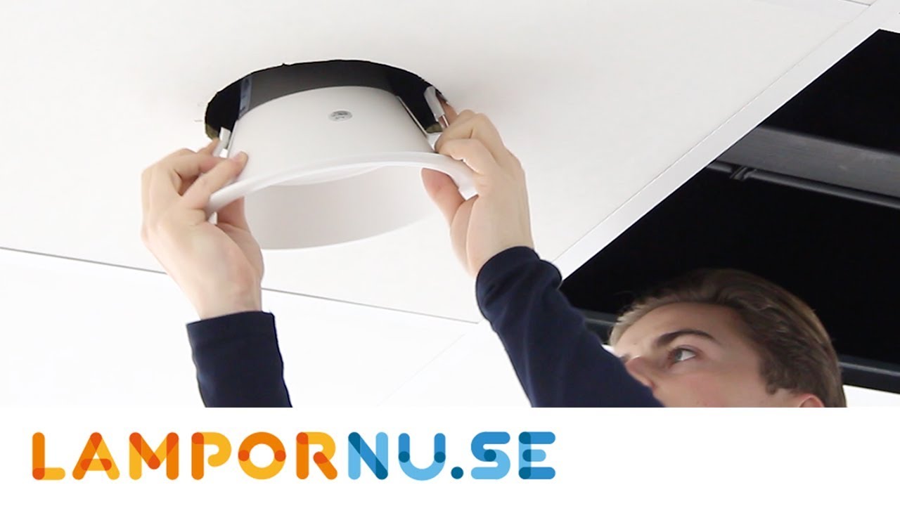 Hur man installerar en LED Downlight  |  Lampornu.se