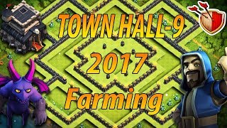 Clash Of Clans Best Th-9 Farming Base 2017