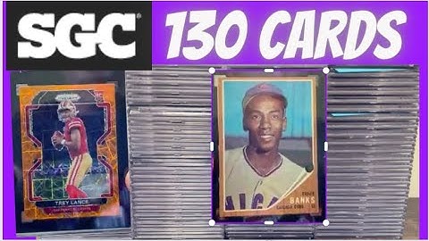 130 Card SGC Reveal! A Graded Sports Card Group Submission Reveal