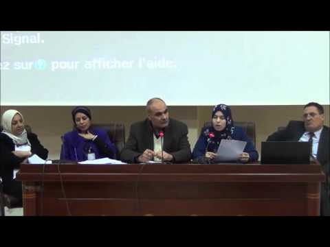 الباحثة بن عابد مختارية في ملتقى الطفل والثورة مختبر اللغة والتواصل 2015 11