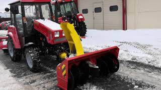 🚜Обзор Трактор МТЗ 320 4 со снегоочистителем ст 1500