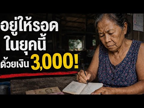 อยู่ให้รอดในยุคนี้ด้วยเงิน3,000 วัยเกษียณ
