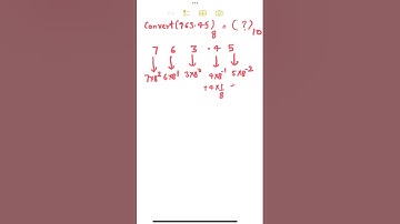 #Octal to decimal conversion