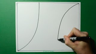Daily Line Illusion #184 / Mind Boggling 3D Pattern / Satisfying Spiral Drawing / Art Therapy