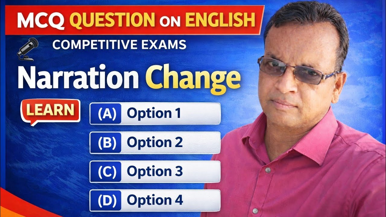 WBSSC group C exam l  MCQ test on narration change l explanation by NG Sir 