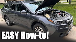 How to Change Subaru Outback Air Filter & Cabin HVAC Filter // 2022 Subaru Outback