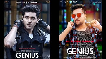 How to create Genius movie poster in picsart step by step