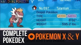 Pokemon X and Y - Complete Pokedex (All New Pokemon) screenshot 4